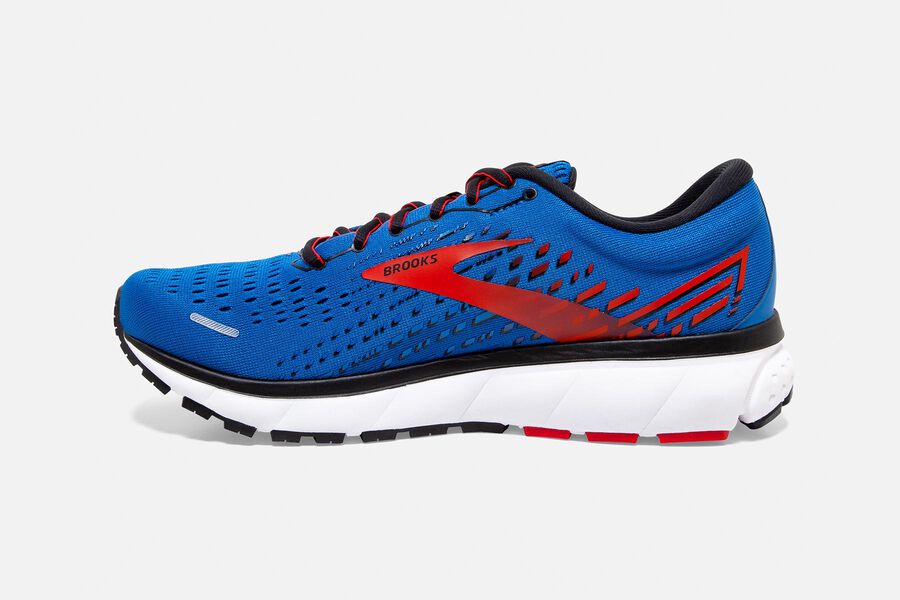 Brooks Ghost 13 Road Loopschoenen Heren - Blauw/Rood/Wit - 241908NAU